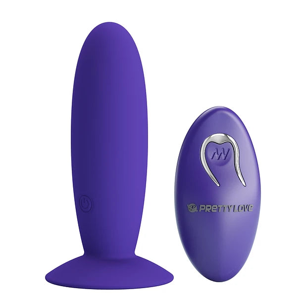 Tapón Anal Vibrador con Base de Succión – 12 Funciones
