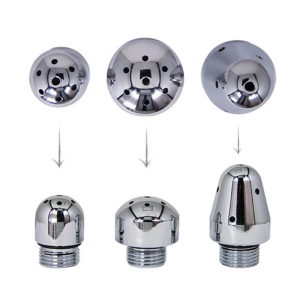 🚿 Ducha Anal Metálica con 3 Cabezales – Higiene Íntima