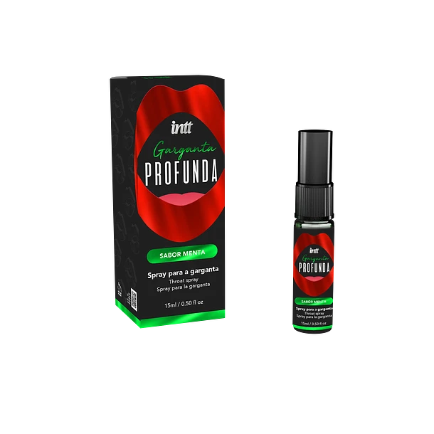 Gel para Sexo Oral Garganta Profunda Menta INTT 15 ml