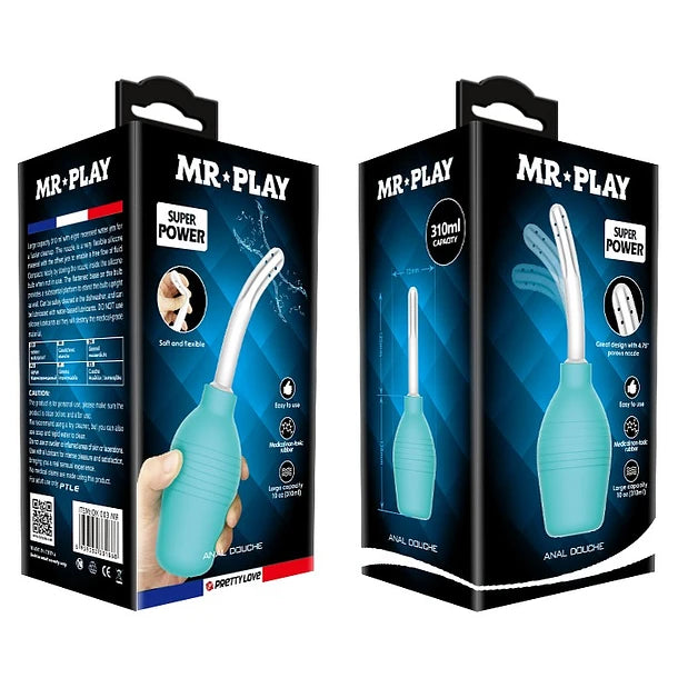 💧 Ducha Anal Mr Play XL 310 ml – Higiene Íntima Segura y Eficiente