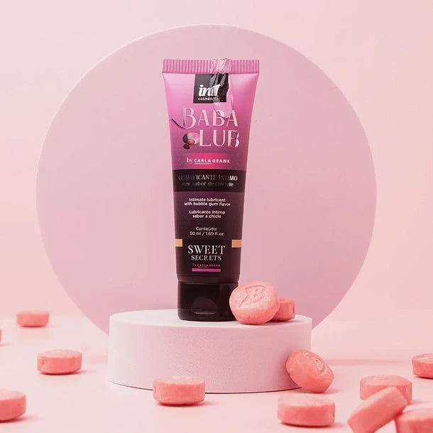 Lubricante Íntimo Babalub INTT  Sabor Chicle 50 ml