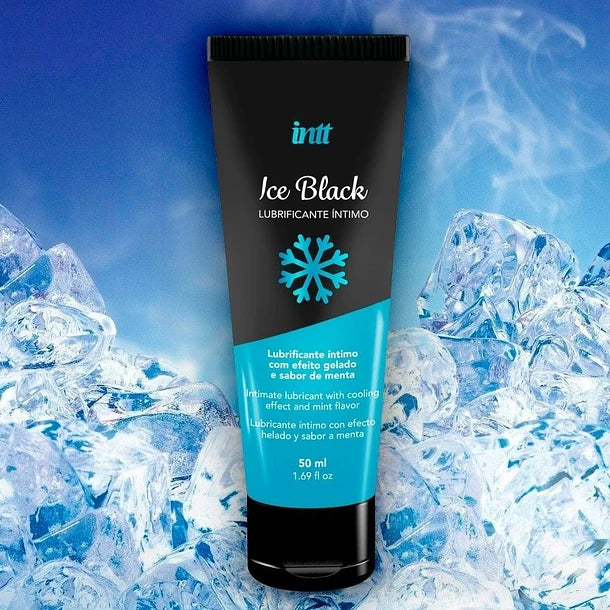 Lubricante Íntimo Ice Black Sabor Menta INTT 50 ml