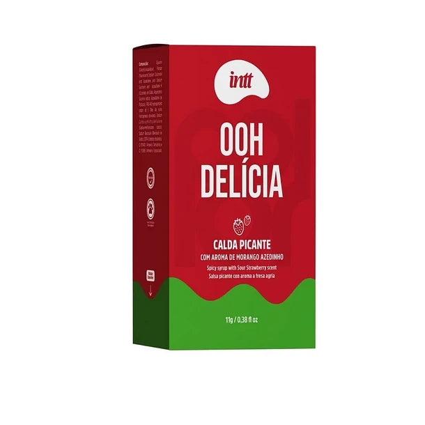 Oh Delicia – Gel para Sexo Oral Sabor Frutilla Picante 11g