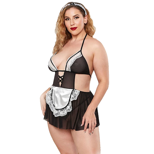 Disfraz de Mucama Una Pieza