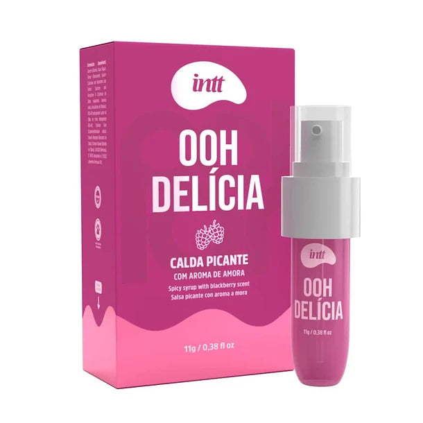 Oh Delicia – Gel para Sexo Oral Sabor Mora Picante INTT 11g