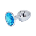 💎 Mini Plug Anal Joya Celeste – Elegancia en Tamaño S