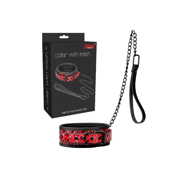 ❤️ Collar Bondage Master Series con Cadena – Control y Sofisticación