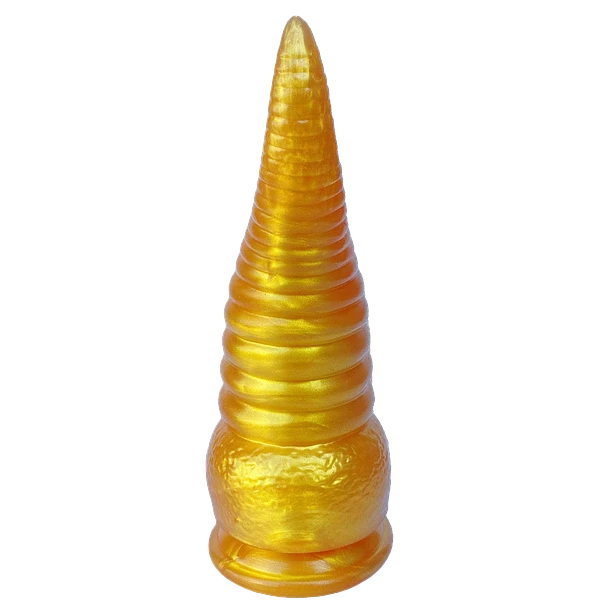 Dildo Tentáculo Dorado – Entrada Suave, Placer Salvaje 20 cm