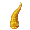 Dildo Tentáculo Dorado – Entrada Suave, Placer Salvaje 20 cm