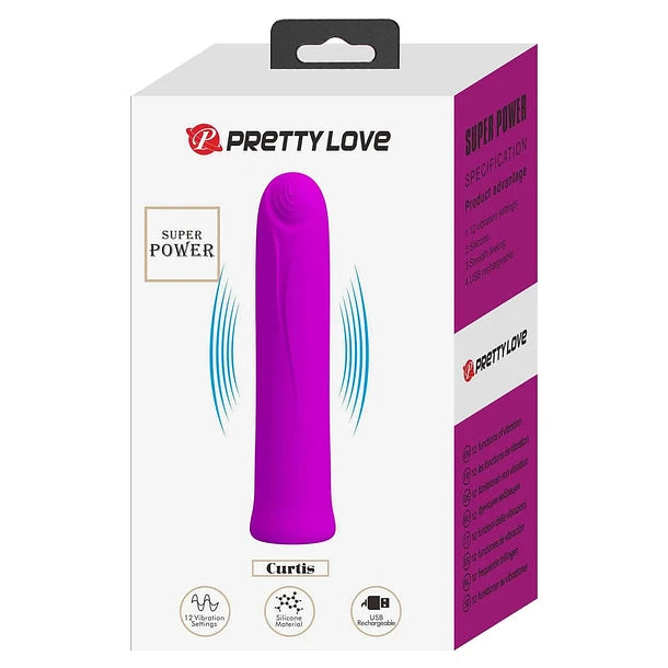 Bala Vibradora Recargable Curtis – Placer Intenso Pretty Love