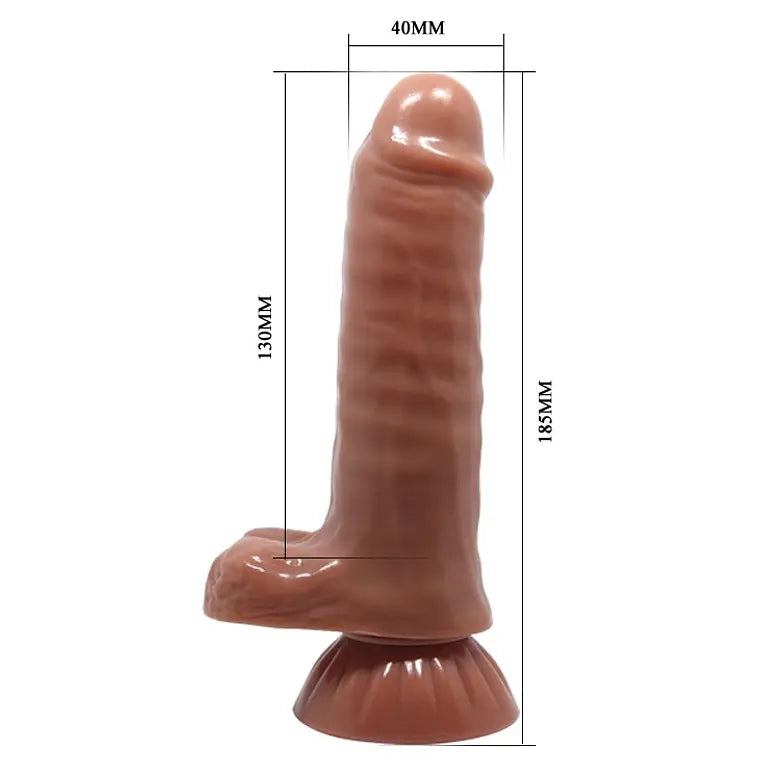 Vibrador Realístico con Piel Deslizable Pretty Love – Sensación Más Real