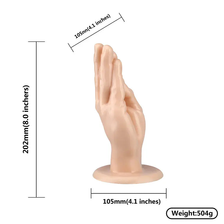 Dildo Realístico para Fisting con ventosa piel