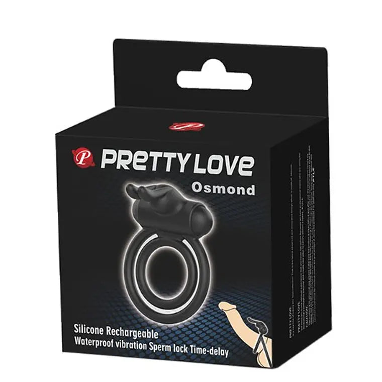 Anillo Vibrador Doble Osmond Pretty Love – Doble Estímulo, Doble Placer