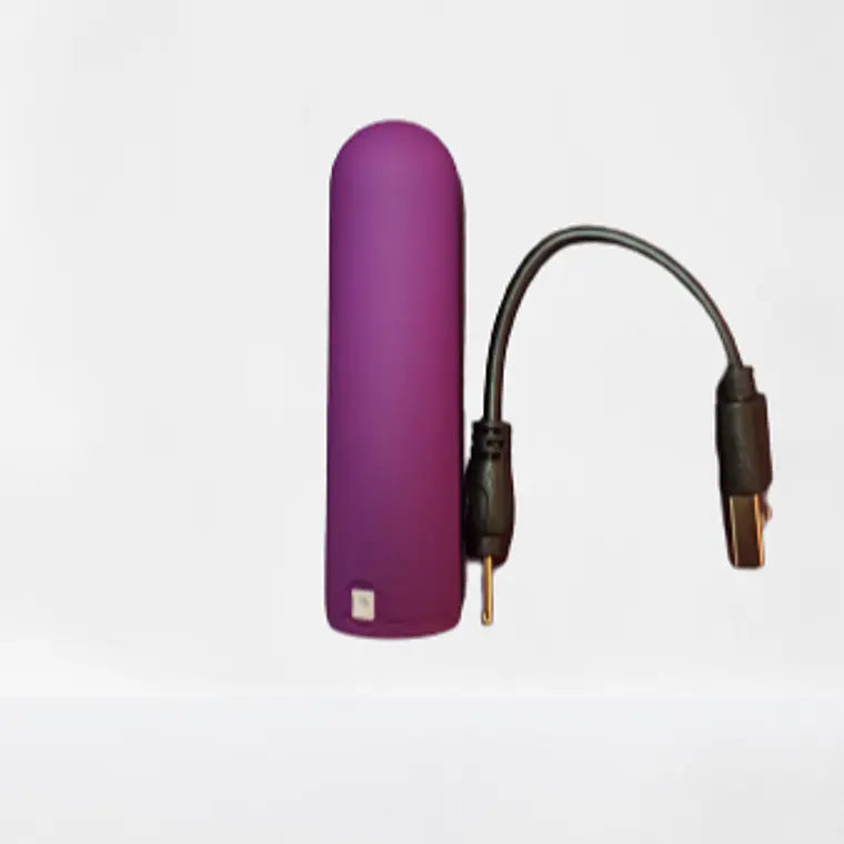 💜 Bala Vibradora Morada USB – Pequeña, Discreta y Extremadamente Placentera ✨