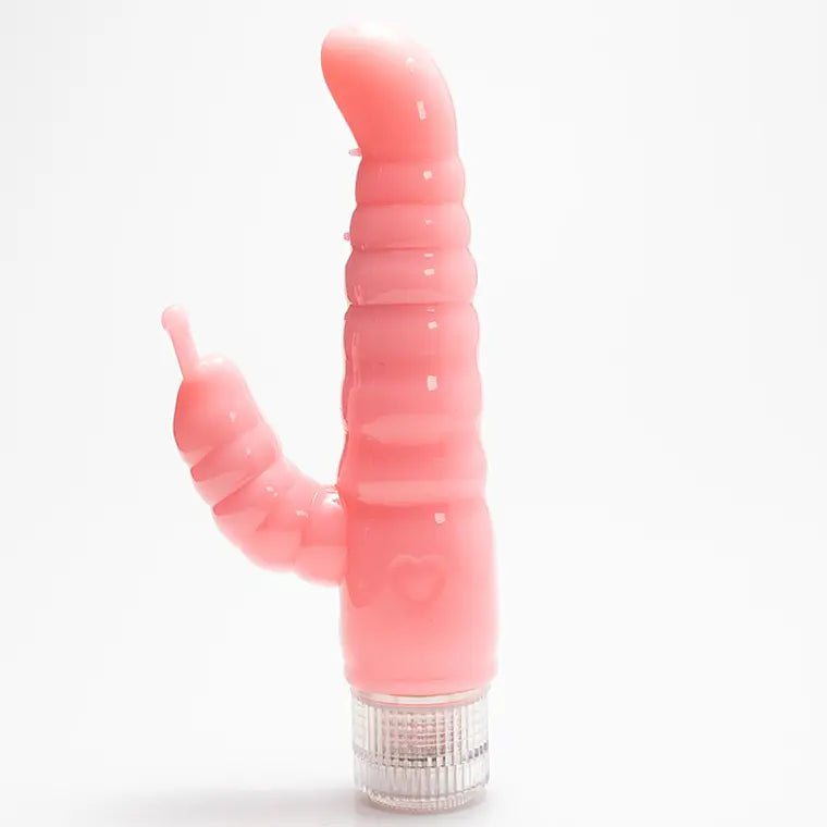 🐛 Vibrador Oruga Doble Estimulación – Flexible, Texturizado y Sensual