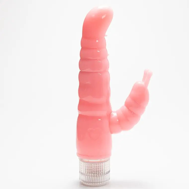 🐛 Vibrador Oruga Doble Estimulación – Flexible, Texturizado y Sensual