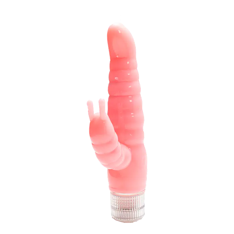 🐛 Vibrador Oruga Doble Estimulación – Flexible, Texturizado y Sensual