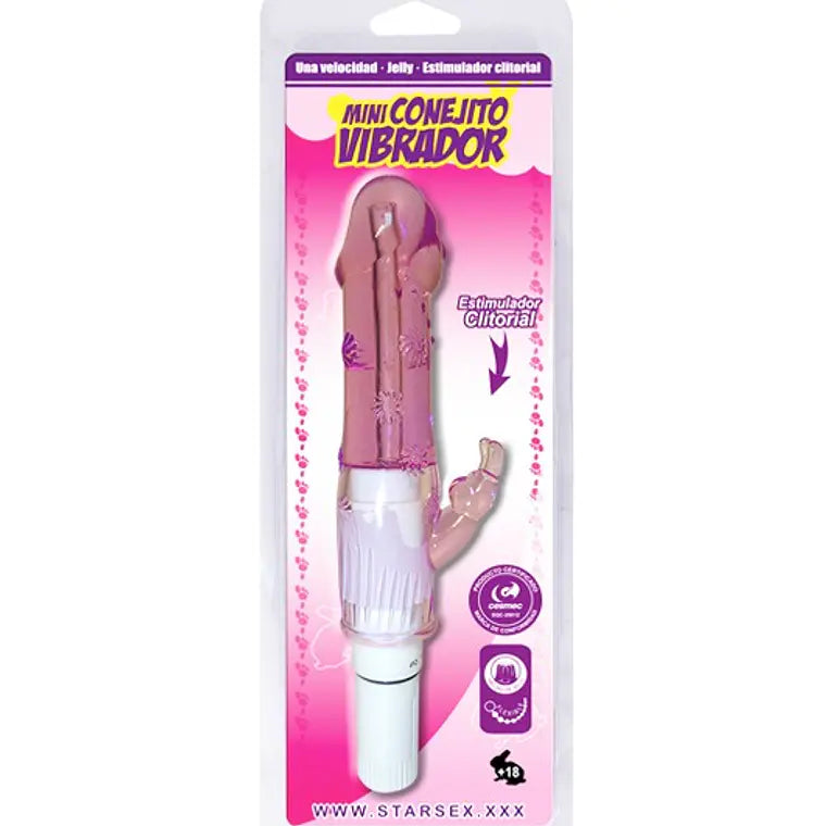 🐰 Mini Conejito Vibrador – Ideal para Principiantes | Estimulación Suave y Flexible