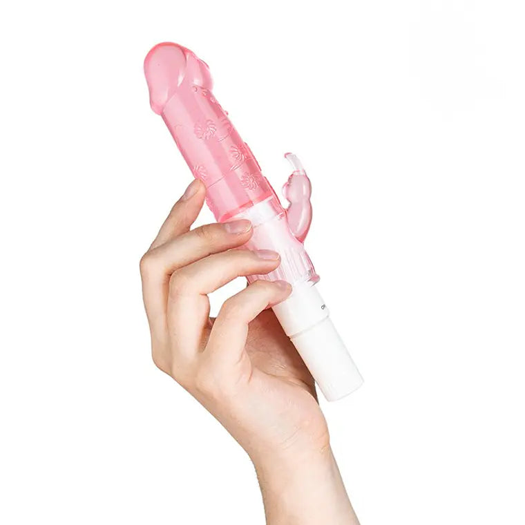 🐰 Mini Conejito Vibrador – Ideal para Principiantes | Estimulación Suave y Flexible