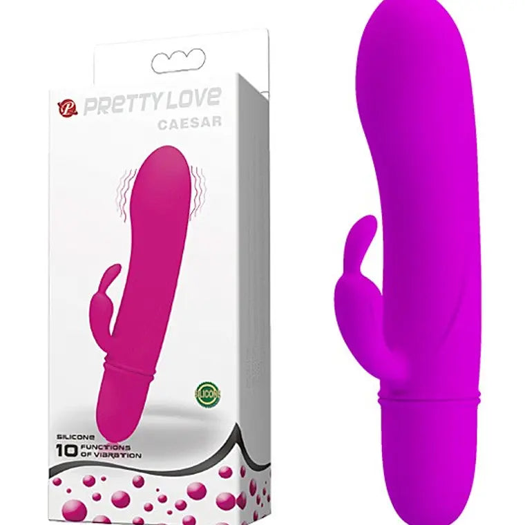 🔥 Estimulador Dual Caesar Pretty Love – Placer que se Siente por Dentro y por Fuera