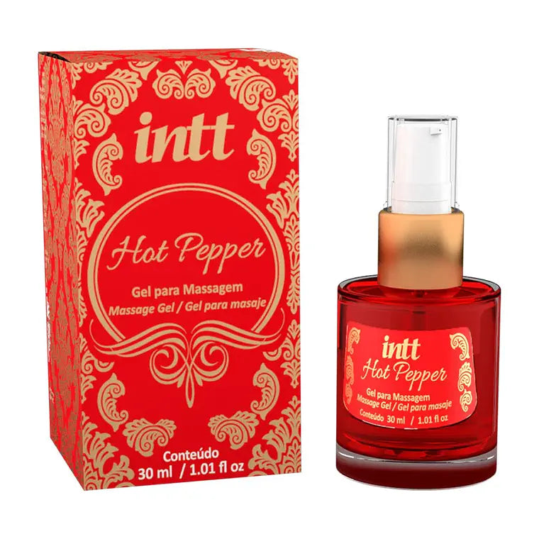 Gel Estimulante Cereza & Pimienta INTT 30 ml | Efecto Calor