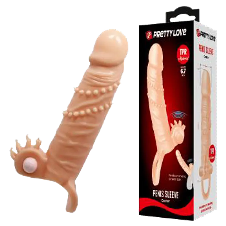 Funda para Pene con Vibración Connor  – Más Tamaño, Más Estimulación