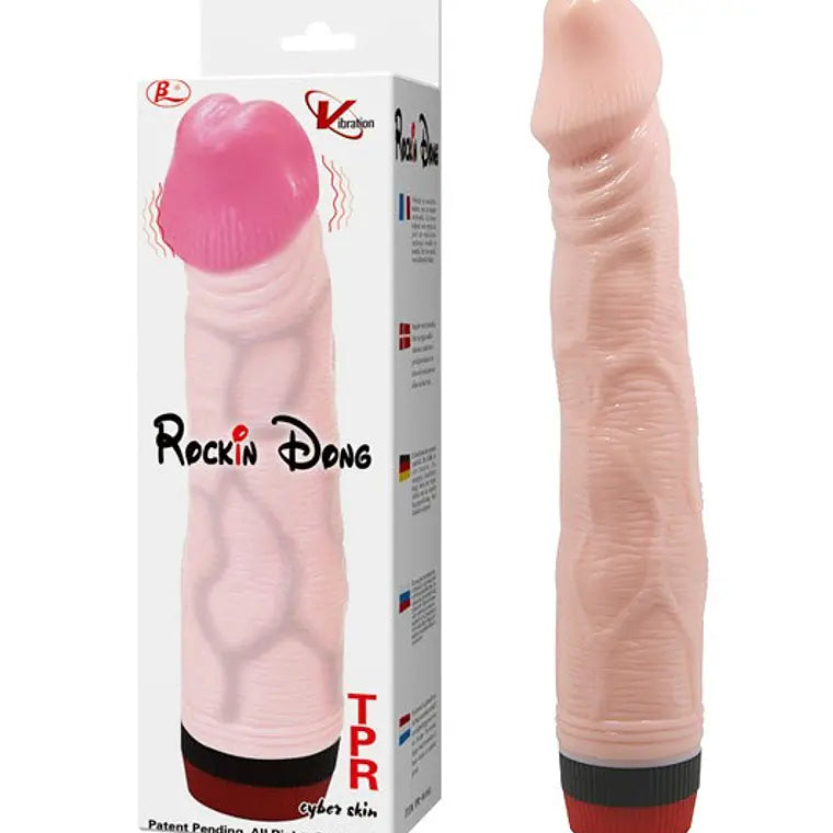 Vibrador Rockin Dong Realístico Multi Velocidades