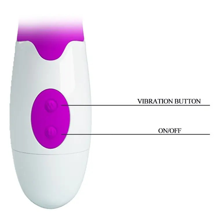 Vibrador Bruno Pretty Love – Doble Estimulación, Doble Intensidad