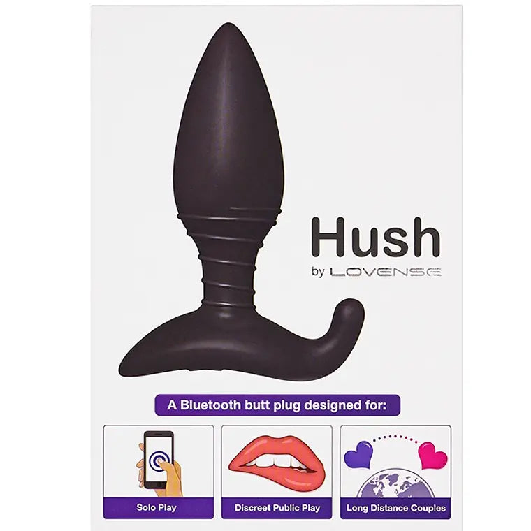 🔥 Hush – Plug Anal Vibrante Bluetooth