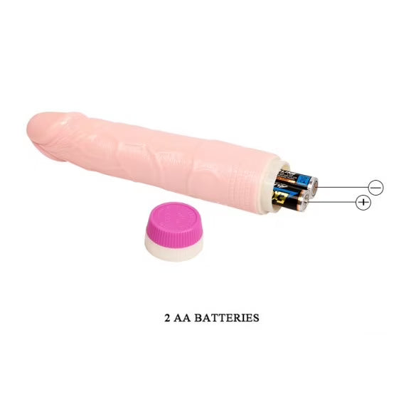 🔥 Vibrador Clásico de Silicona 21 cm – Placer Intenso y Seguro