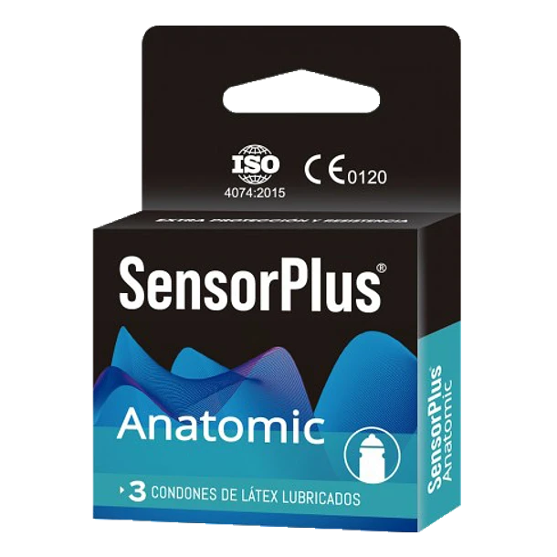 🔥 Preservativos Sensor Plus Anatomic – Ajuste Natural y Protección