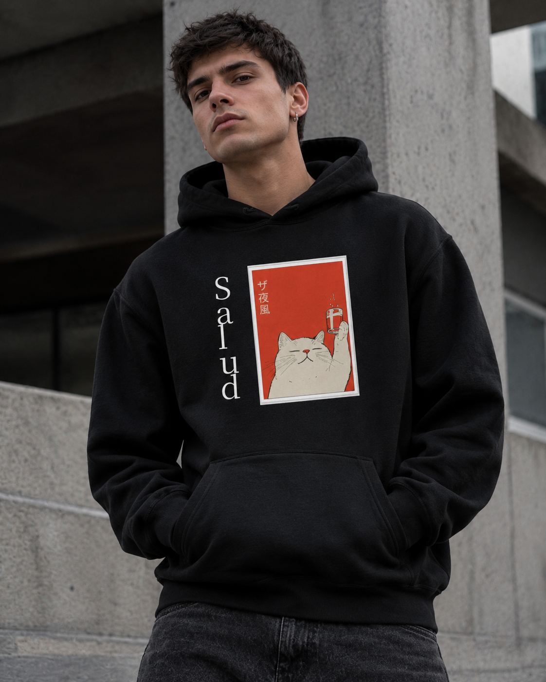 Hoodie Poleron Kampai Salud!