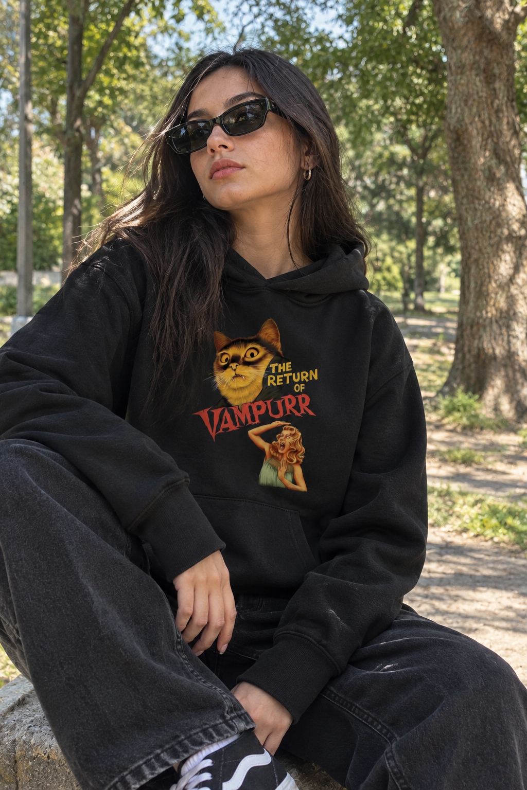 Hoodie Poleron Vampurr Cat
