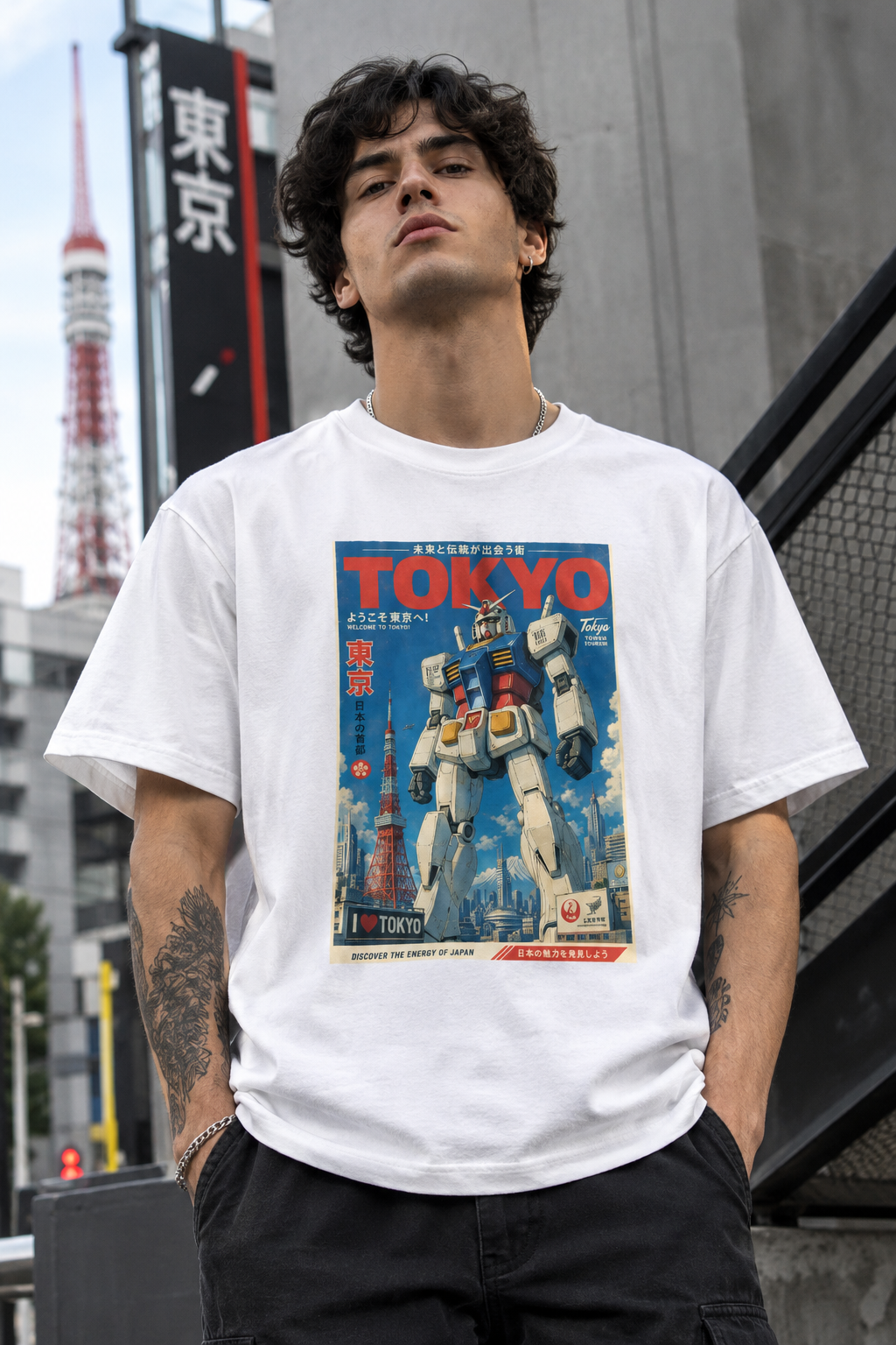 Polera Gundam Tokyo