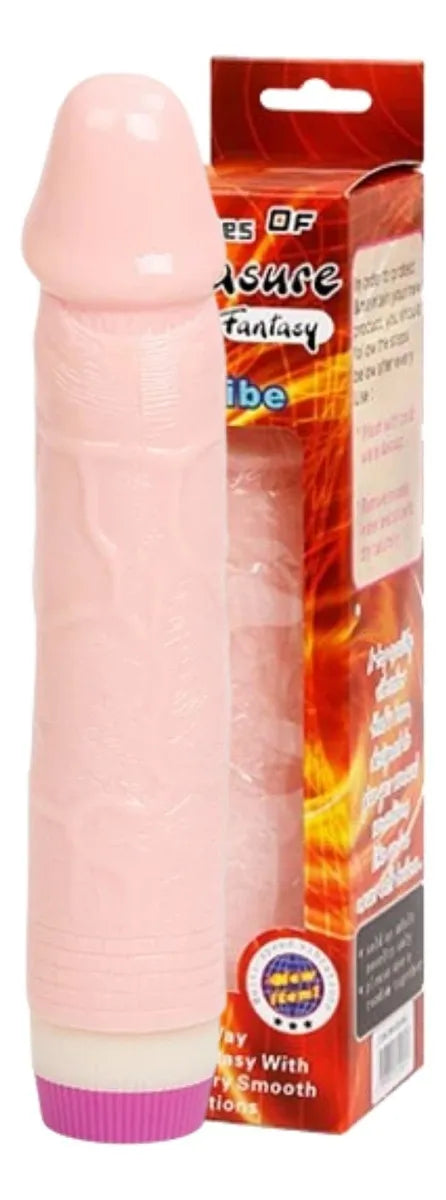 🔥 Vibrador Clásico de Silicona 21 cm – Placer Intenso y Seguro