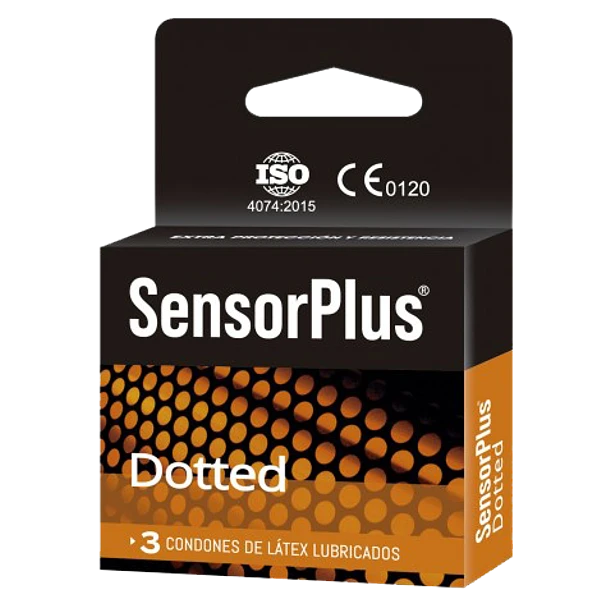 🔥 Preservativos Sensor Plus Dotted – Estimulación y Protección