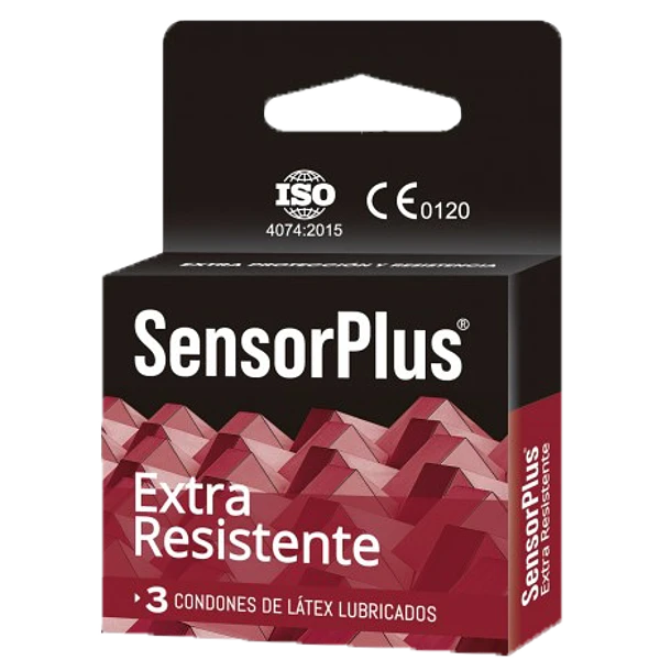 🛡 Preservativos Sensor Plus Extra Resistente – Máxima Protección