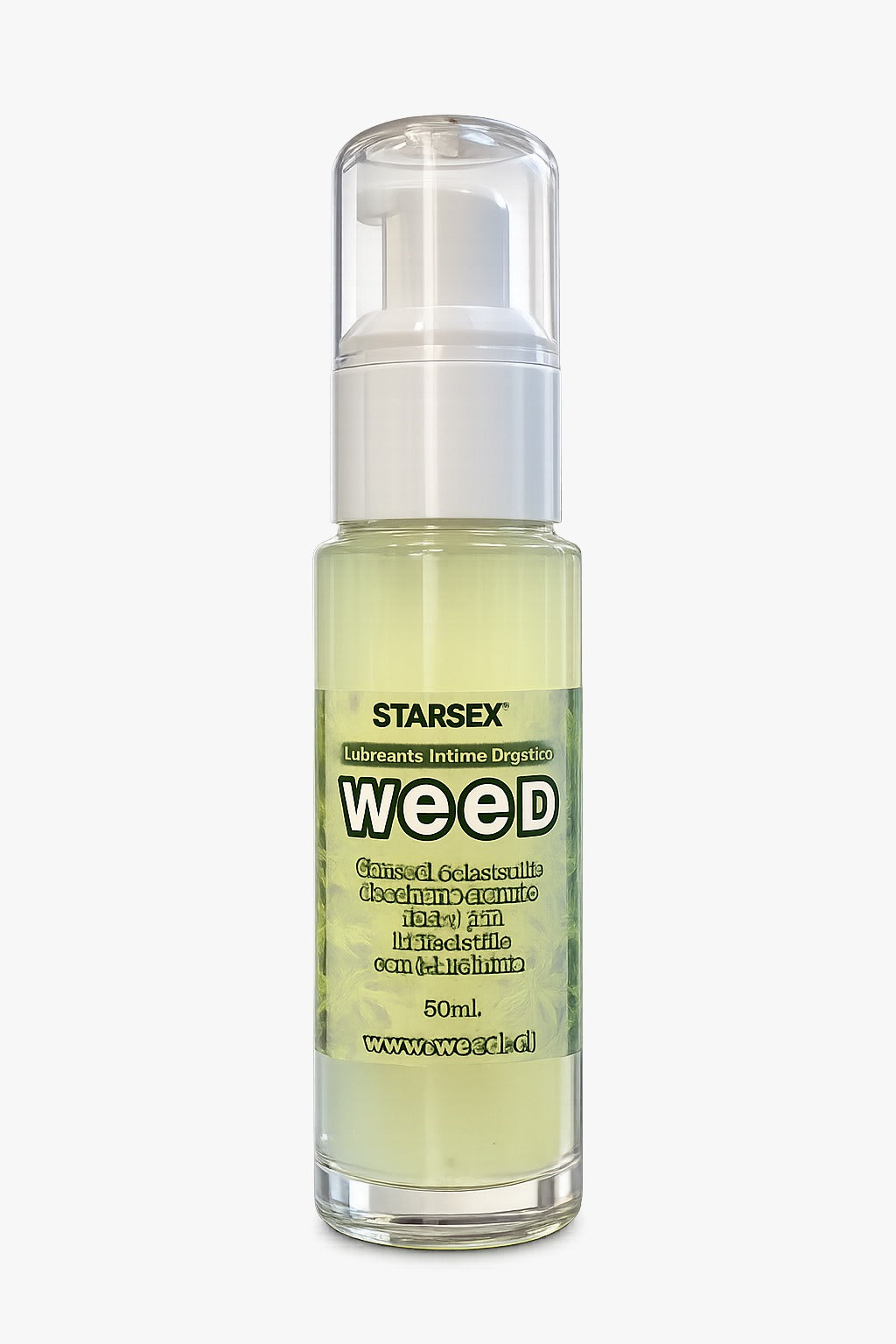 Lubricante Íntimo Weed con Aceite de Cáñamo & L-Arginina 50 ml 🌿💦