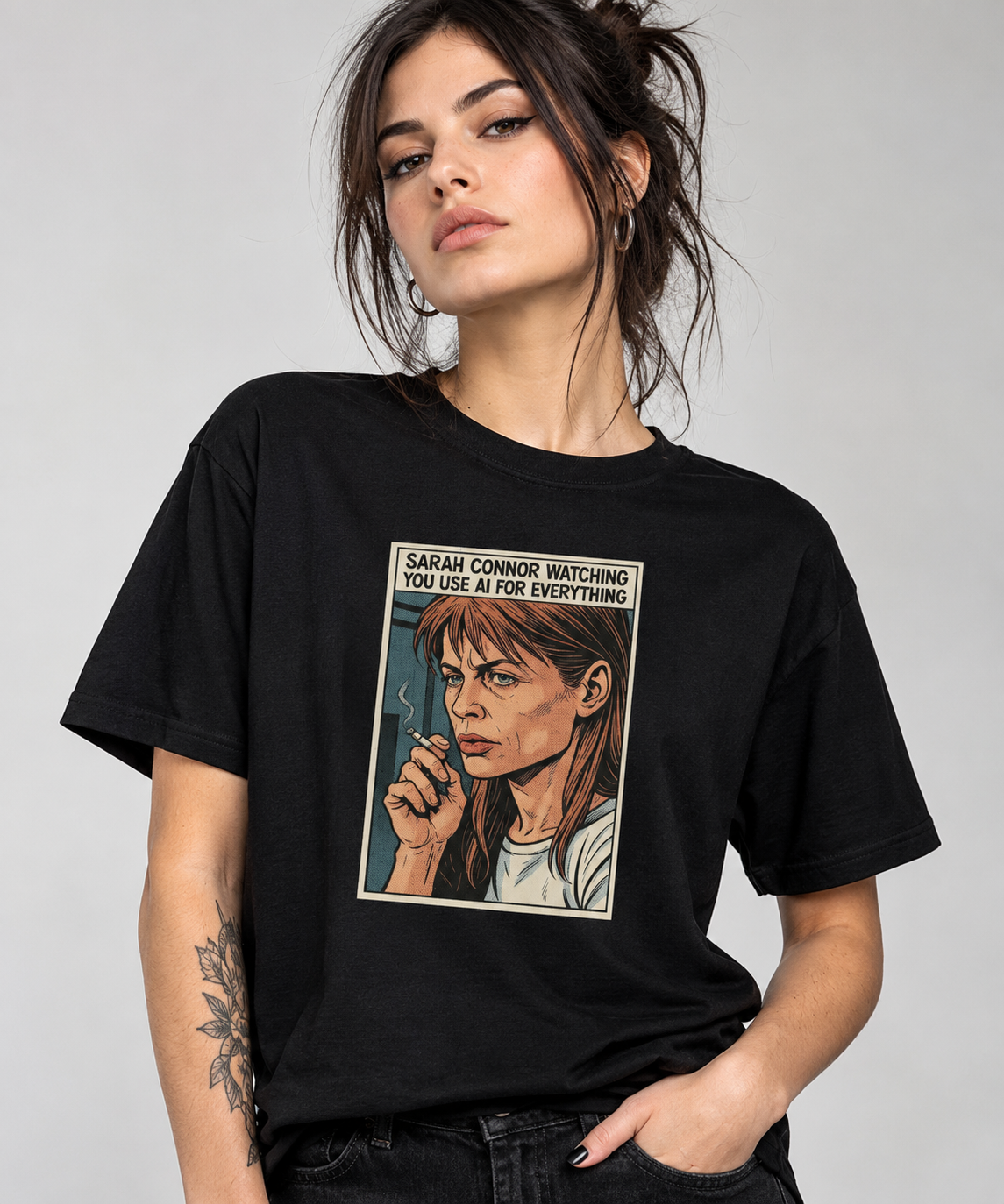 Polera Sarah Connor Exceso de IA