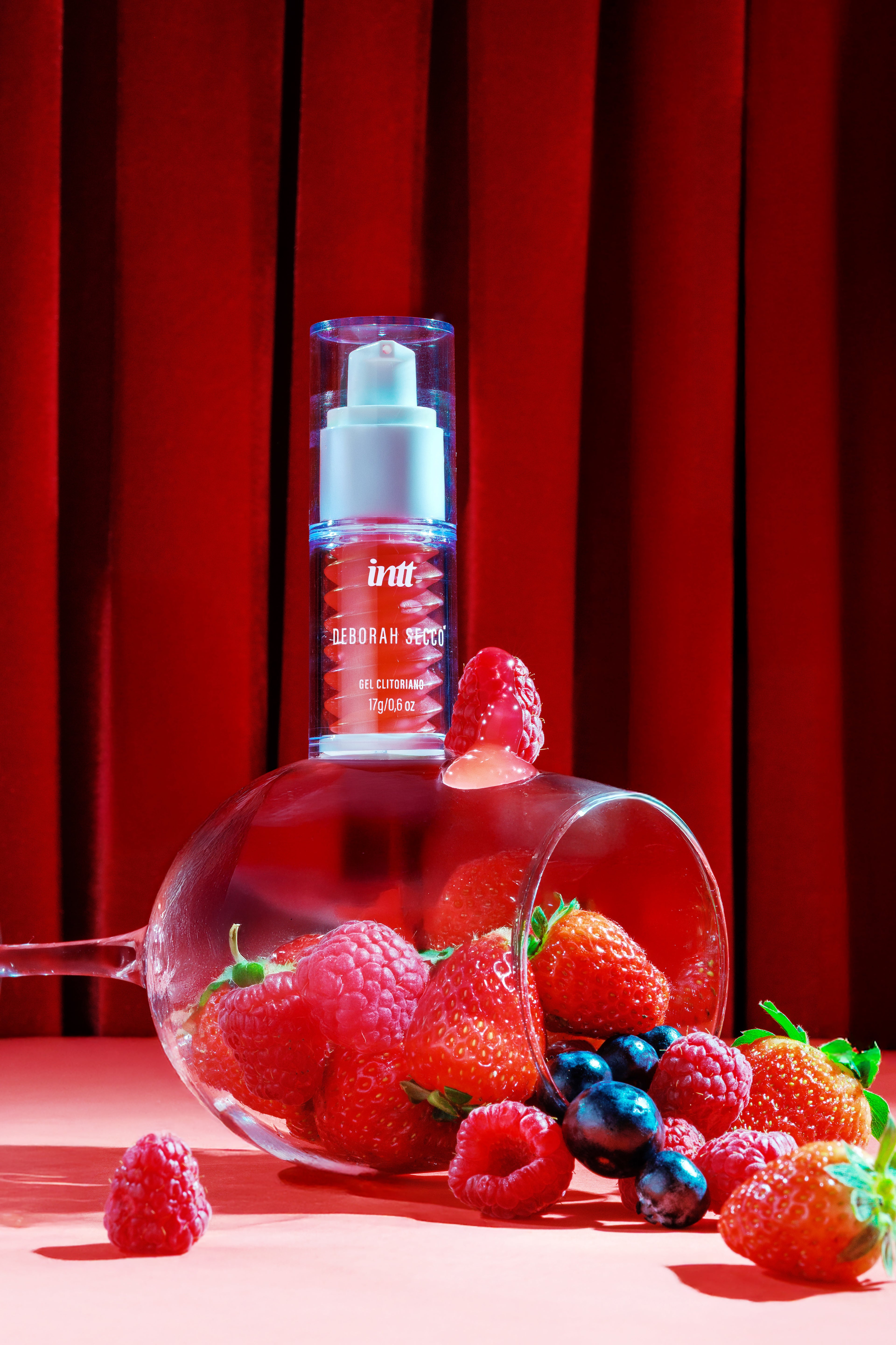 🔥 Gel Estimulante para Clítoris – Triple Acción Frutos Rojos 🔥 17 ml