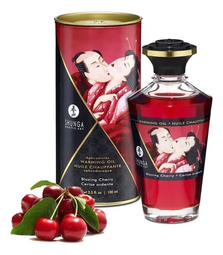 Aceite Afrodisiaco Shunga Cherry - El Baúl del deseo