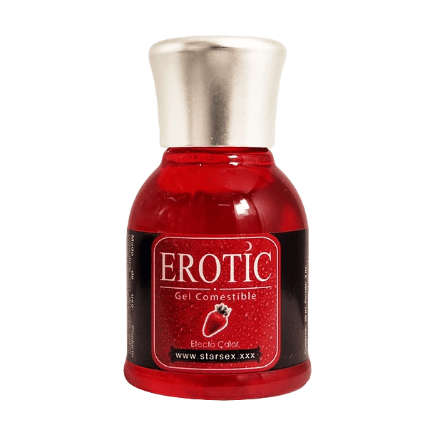 Aceite comestible Erotic Frutilla 30 ml - El Baúl del deseo