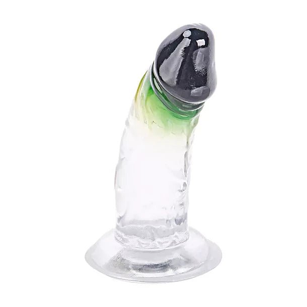 Dildo transparente Green - El Baúl del deseo