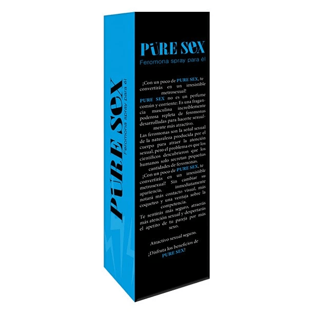 Feromona Pure Sex Masculina 30ml - El Baúl del deseo