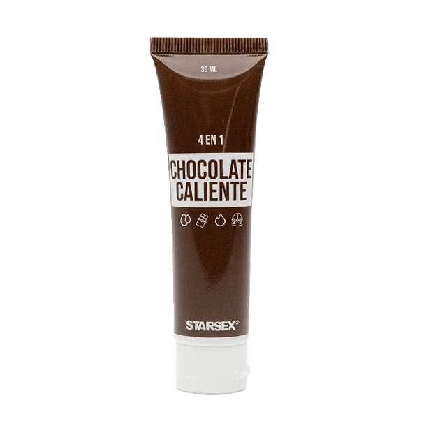 Lubricante 4 en 1 Chocolate Caliente 30ml - El Baúl del deseo